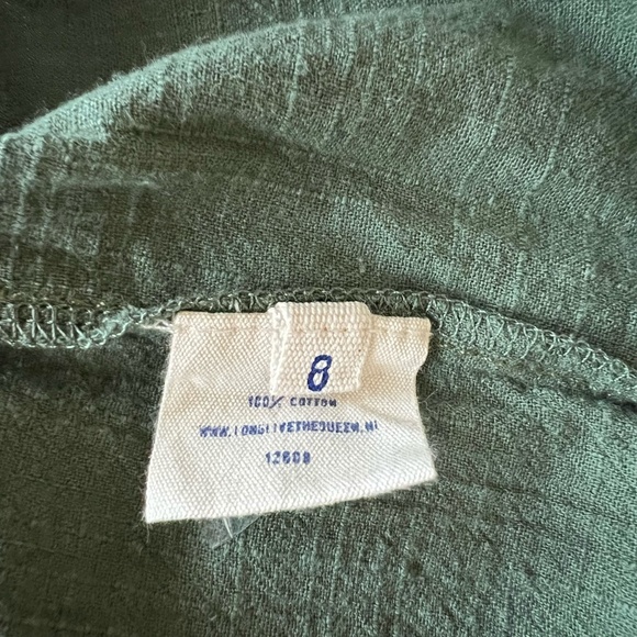 NWT Long Live The Queen Green Cotton Girl's Skirt size 8 - Picture 8 of 9